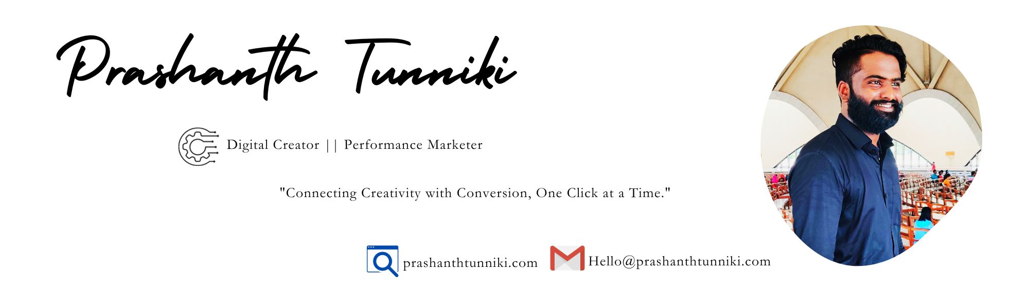 Prashanth Tunniki Professional LinkedIn Article Cover Image